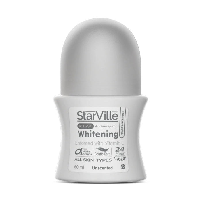 StarVille Whitening Roll-On Antiperspirant - Fragrance Free 60ml